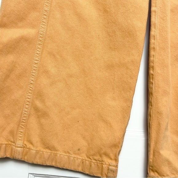 HUDSON JEANS 90s Orange Creamsicle High Rise Wide Leg Utility Cargo Pants 26 - Picture 8 of 9